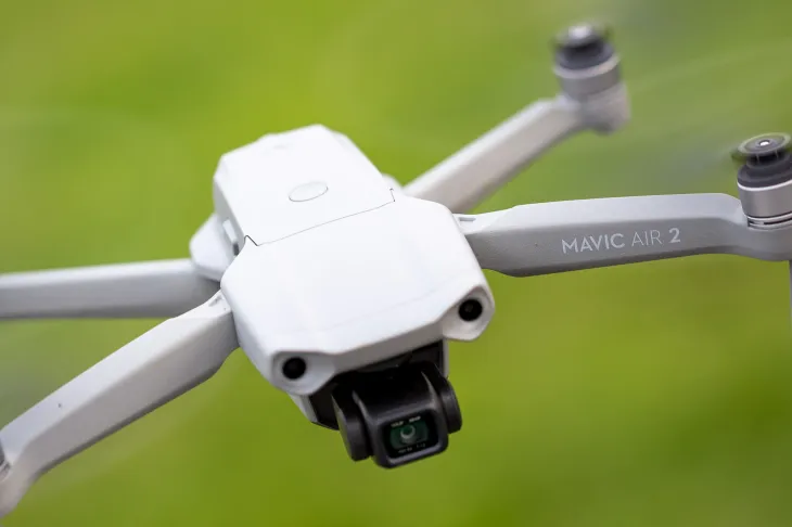 A close shot of a Mavic Air long range drone