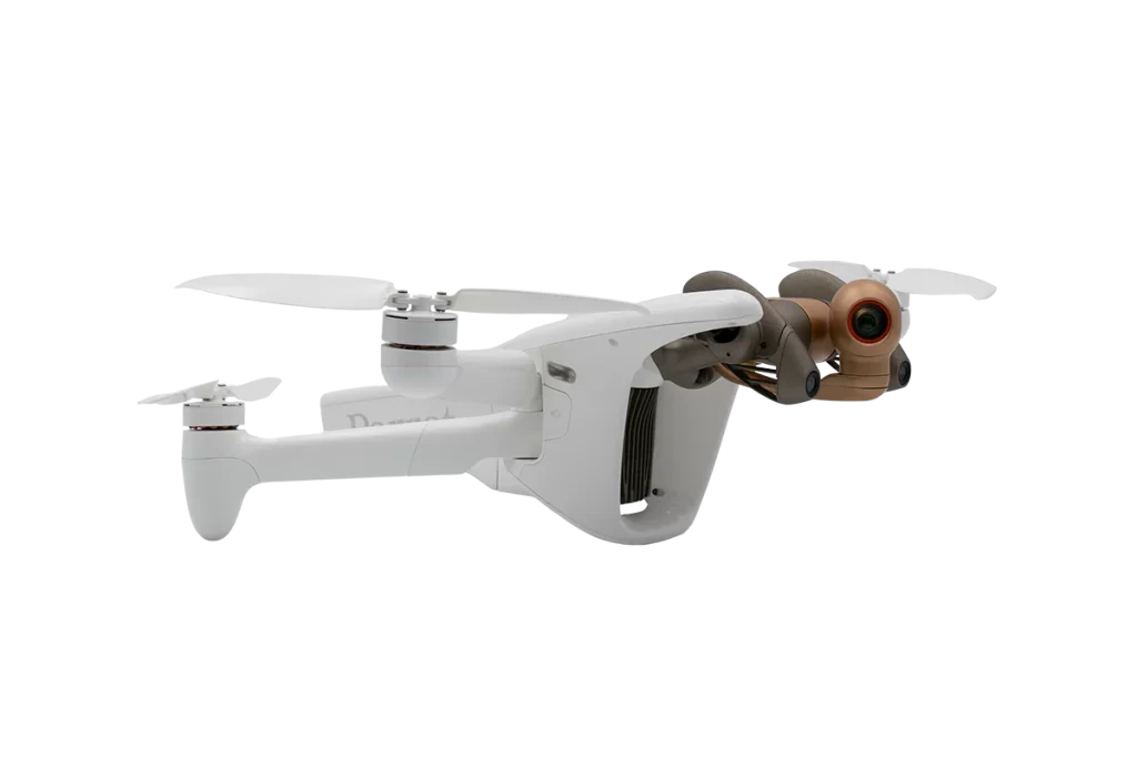 parrot anafi drone in white color with transparent background