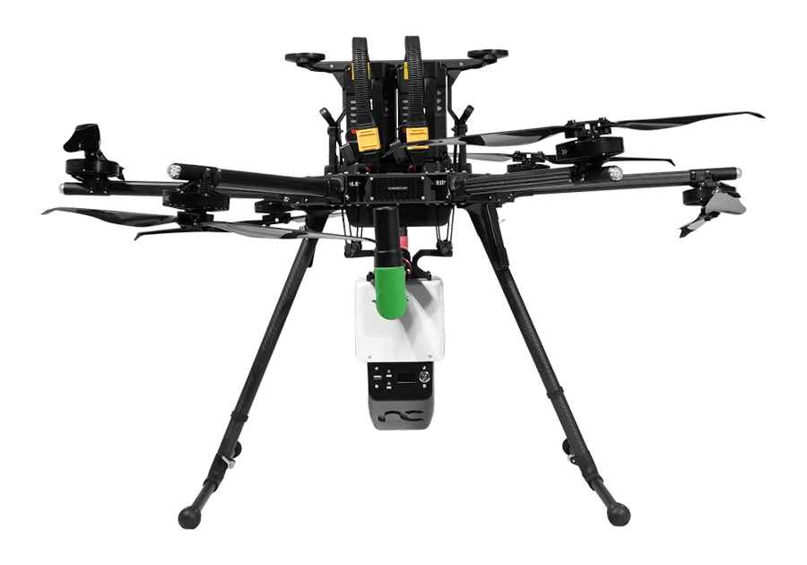 A view of a lidar drone