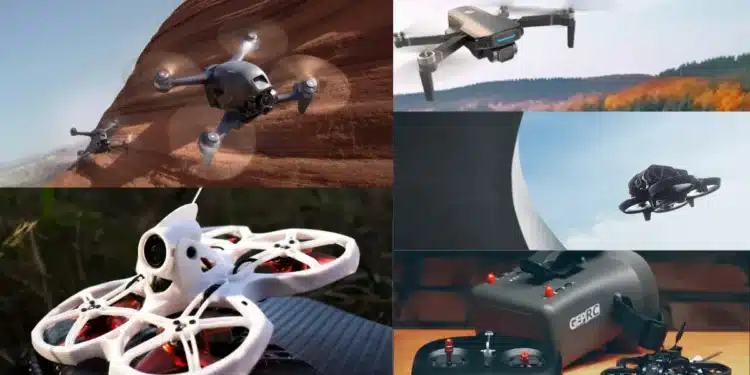 different drones for ariel views