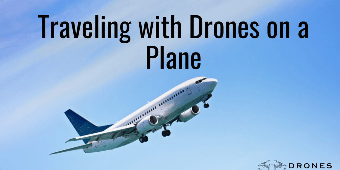 travelling with drones on a plane